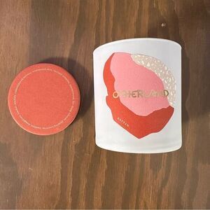 4/$20 EMPTY Otherland Rattan White Candle Vessel Jar